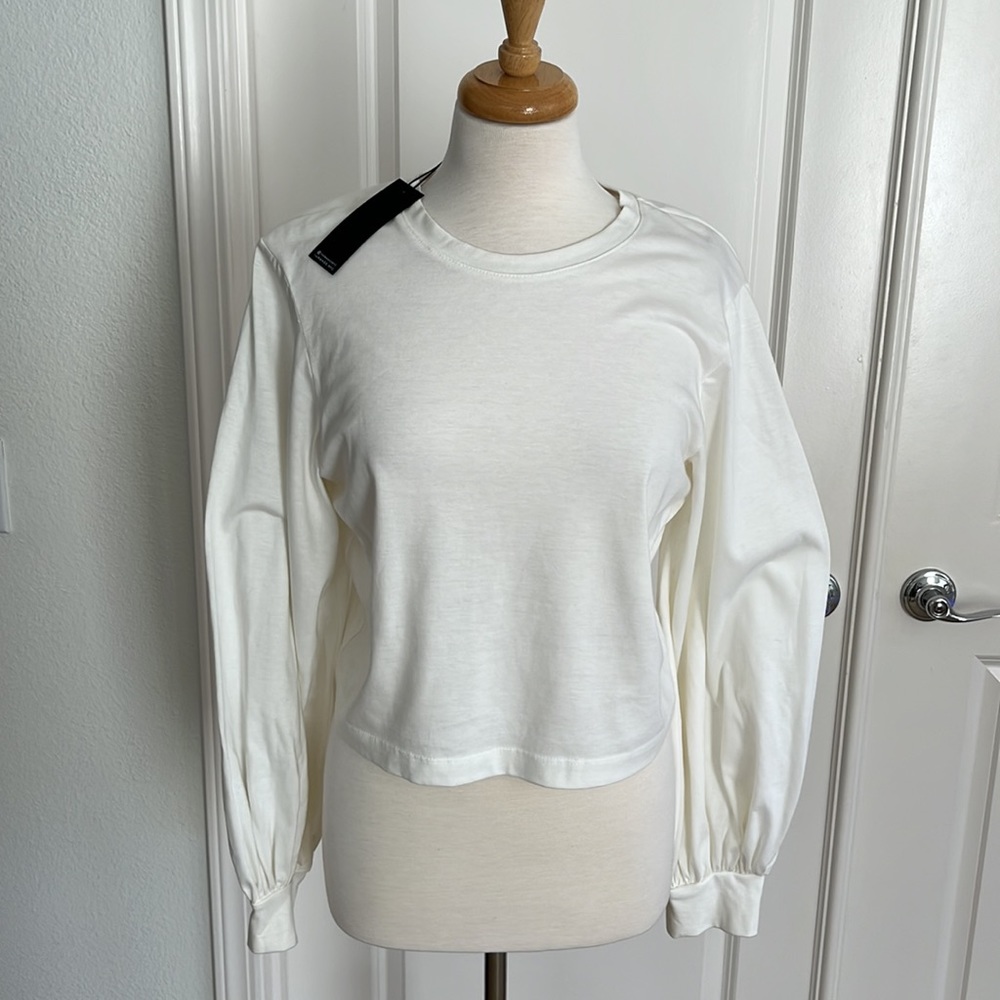The Range NYC long sleeved shirt. Size Medium. 100% cotton. Puffy sleeve…